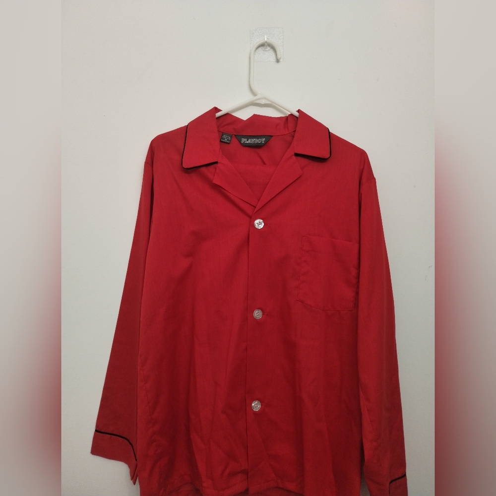PLAYBOY Red Men's Pajama Set